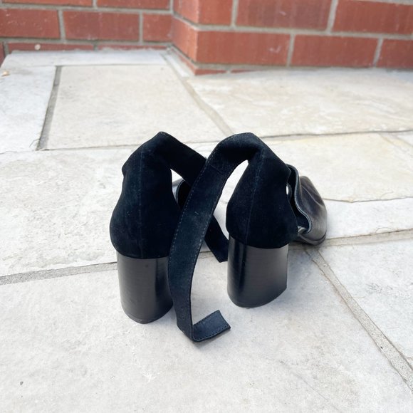 ✨ Black Pointed Toe Block Heels | Wittner - Picture 2 of 6